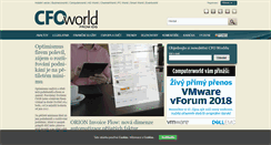 Desktop Screenshot of cfoworld.cz